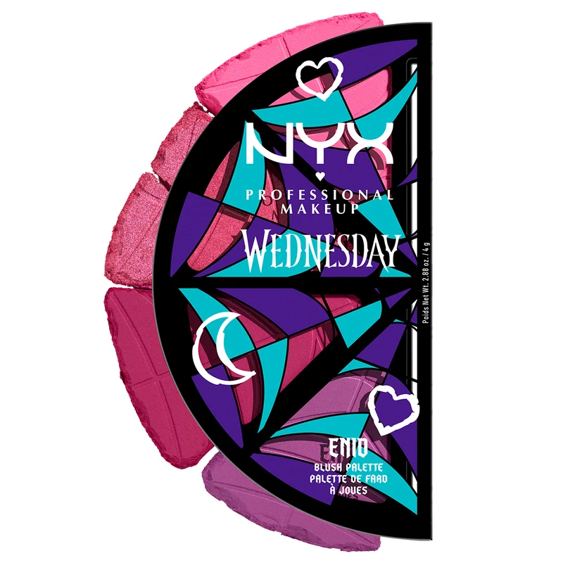 Wednesday Stained Glass Blush Palette Multi