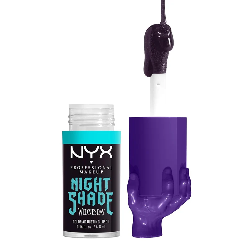 Wednesday Color-Shifting Lip Oil NIghtshade
