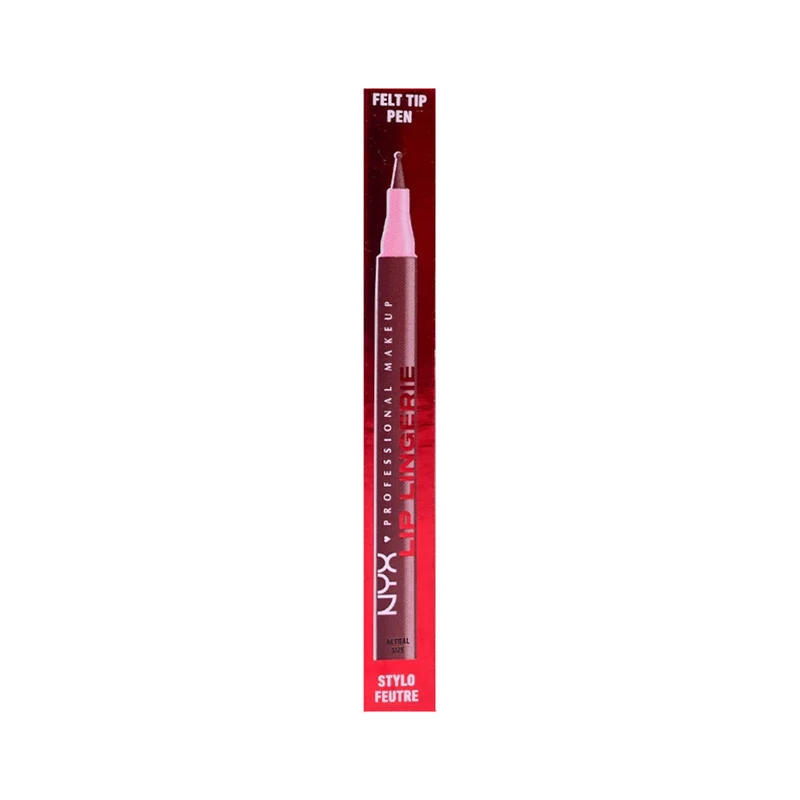 NYX LIP LINGERIE LIP LINER STAIN LLLS10 UP ALL NIGHT BLACK C