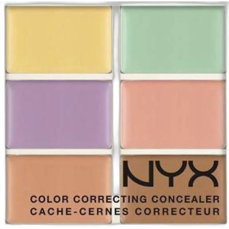 Paleta De Corretivos Color Correcting 6 Cores Nyx