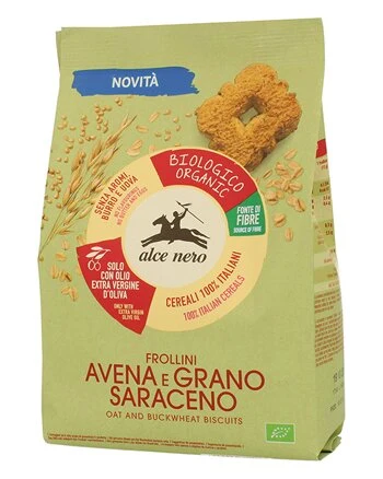 Frollino all'avena e grano saraceno bio 250 g