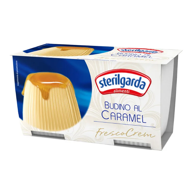 Postre Sabor Caramelo x 2 Un 200 Grs Sterilgarda Budino Al Caramelo 2x100g Sterilgarda