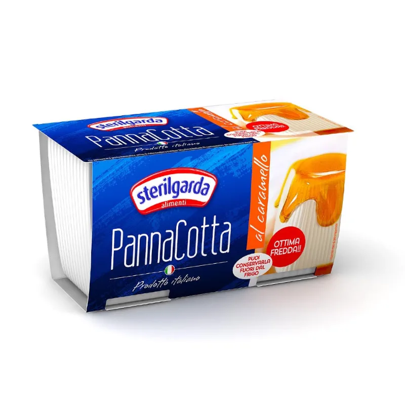 Postre Sabor caramelo Pannacotta x 2 Un 180 Grs Sterilgarda
