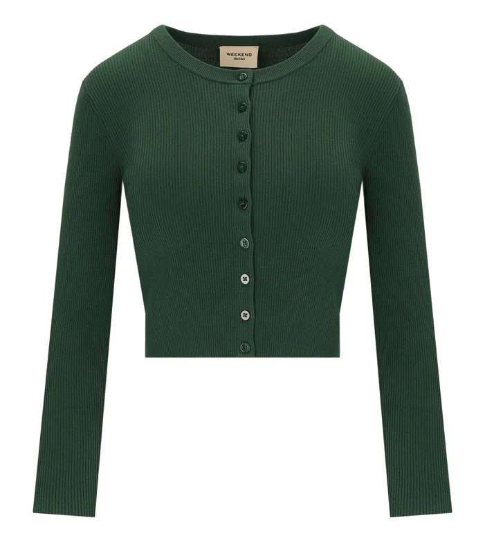 Max Mara Weekend Tennis Green Cardigan L