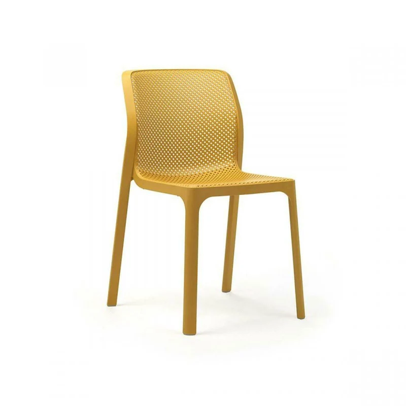 Sedia "Nardi Bit" arredamento da giardino, per bar e ristorante in polipropilene fiber-glass Confezione da 1 Pezzo / Senape