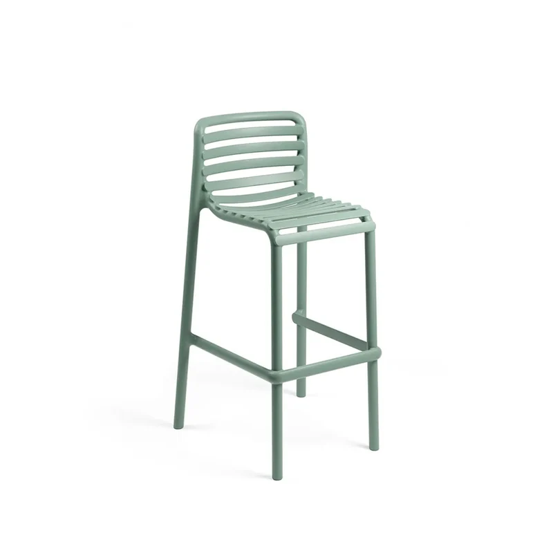 Sgabello "Doga Stool" arredamento da giardino, per bar e ristorante in polipropilene fiber-glass Menta / Confezione da 1 Pezzo