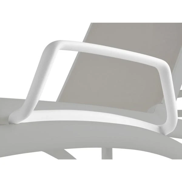 Braccioli per "Nardi Lettino Atlantico" in fiberglass Bianco