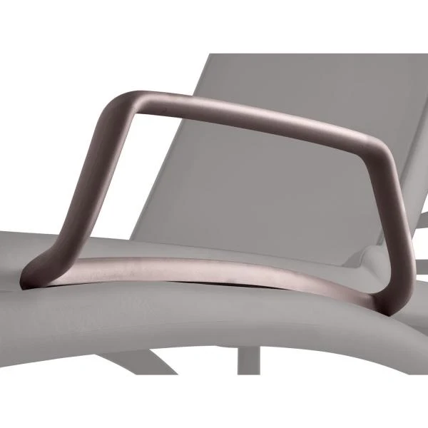 Braccioli per "Nardi Lettino Atlantico" in fiberglass Tortora
