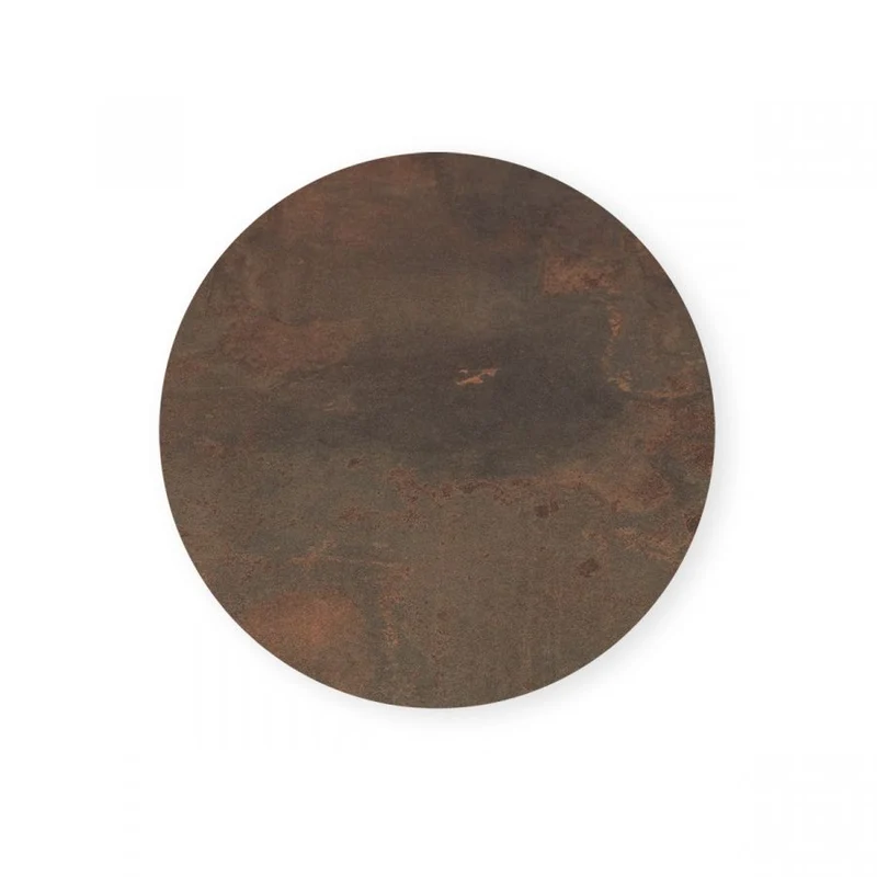 Piano per tavolini tondi "Nardi Laminato ø 70 cm" per ristoranti e bar Corten