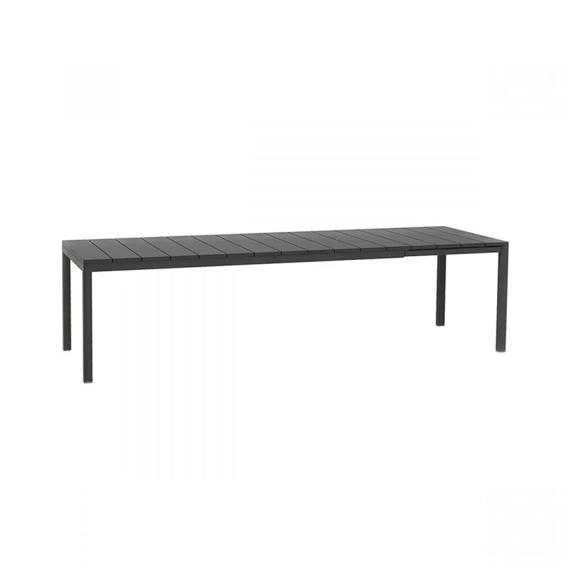Tavolo allungabile "Nardi Rio Alu" piano telescopico in alluminio per giardino e veranda 210/280 cm / Antracite