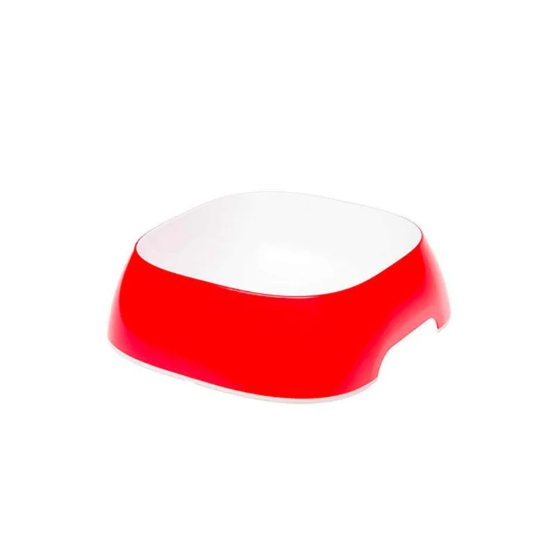 COMEDERO GLAM MEDIANO ROJO