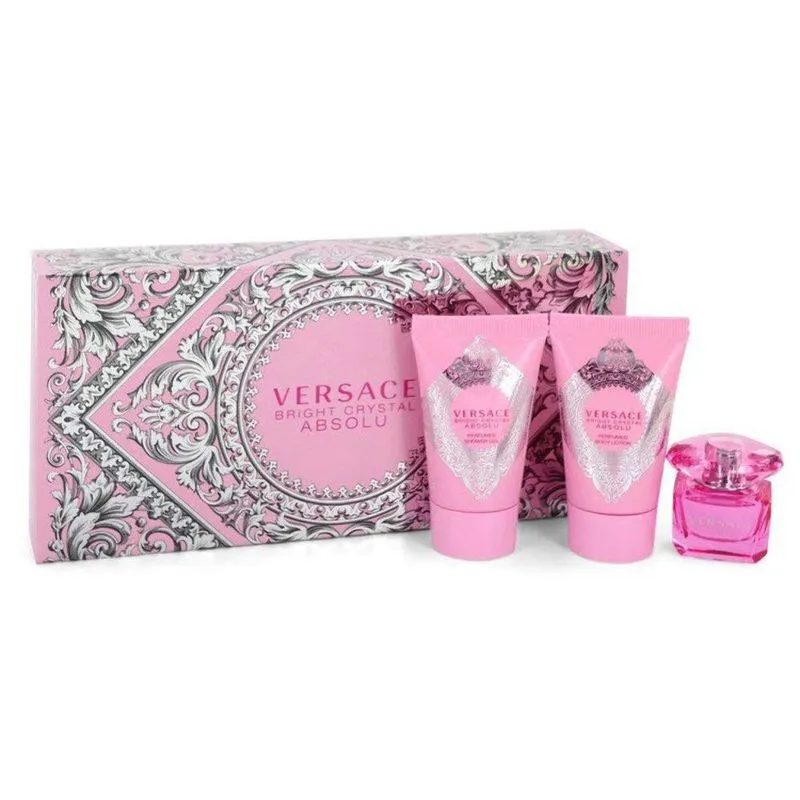 Versace Bright Crystal Absolu 3 Peças Mini Set Edp By Gianni