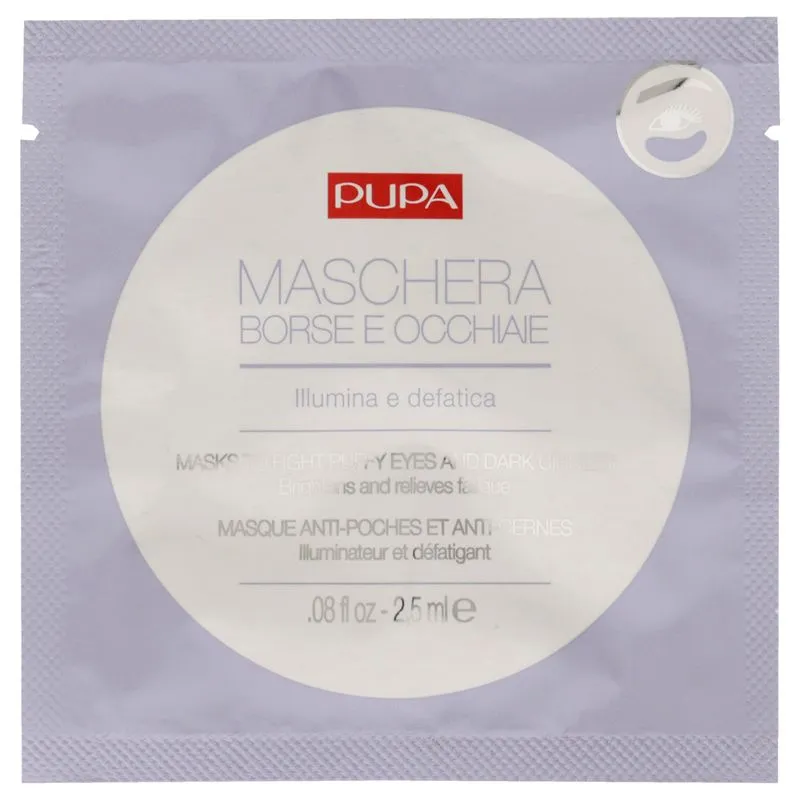 Máscara Para Combater Olhos Inchados E Círculo Escuro Da Pupa Milano Para