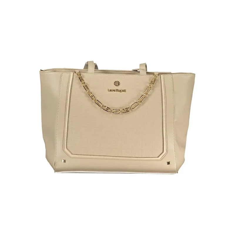 Laura Biagiotti Beige PVC Women Handbag