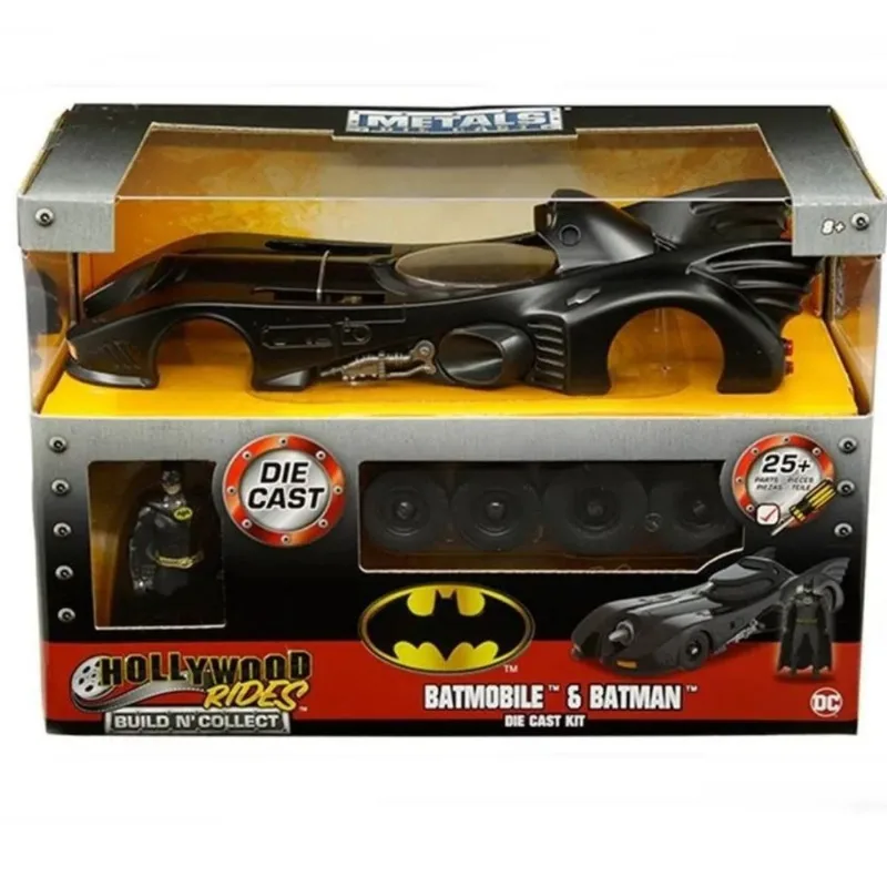 Kit de Montar Batmovel 1989 e Boneco Batman 1/24 Jada 30874