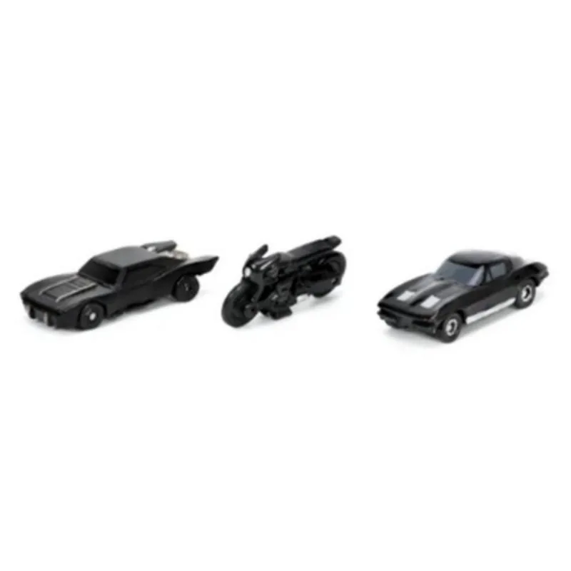 Set C/ 3 Carros The Batman 2022 Dc 1.65 In Jada 32043