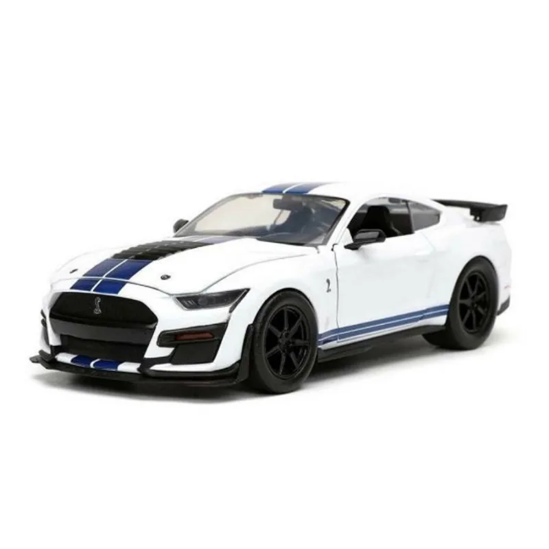 Miniatura Carro Ford Mustang Shelby Gt500 2020 1/24 Branco Jada 32663