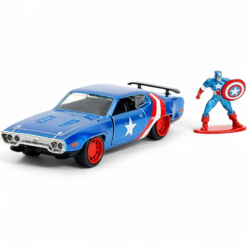 AVENGERS: 1972 PLYMOUTH GTX Y CAPTAIN AMERICA 1/32