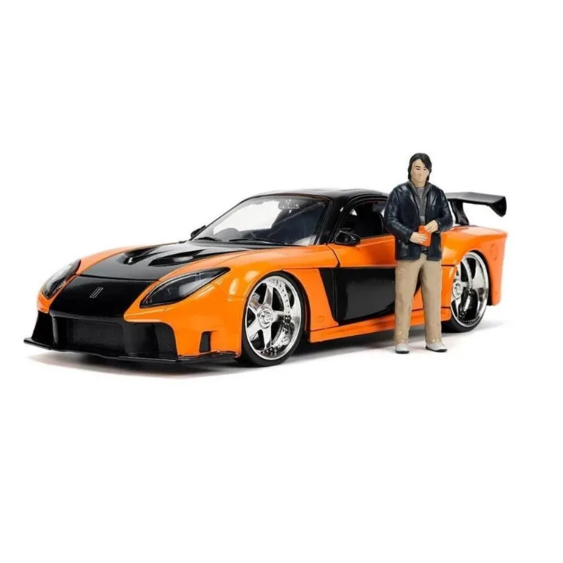 Miniatura Carro Mazda Rx 7 C/ Figura Han Velozes E Furiosos 1/24 Jada 33174