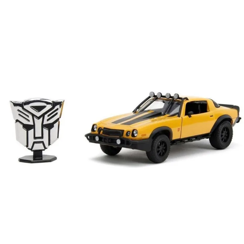 Miniatura Carro Chevrolet Camaro Bumblebee Transformers 1977 1/24 Jada 34263