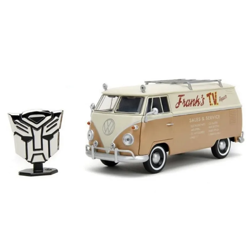 Miniatura Carro Volkswagen Kombi Wheeljack Transformers 1962 1/24 Jada 34264
