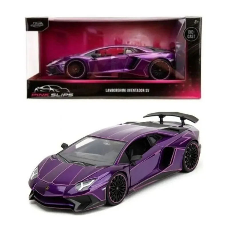 Lamborghini Aventador SV Purple 1/24 Jada 34656