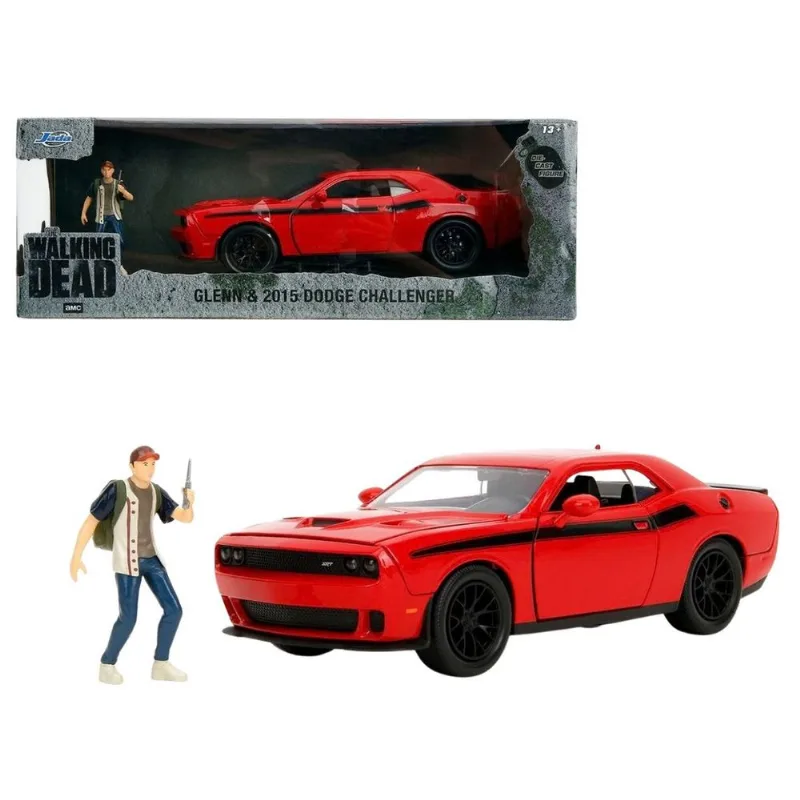 Dodge Challenger com Glenn Rhee 1/24 Jada 35185
