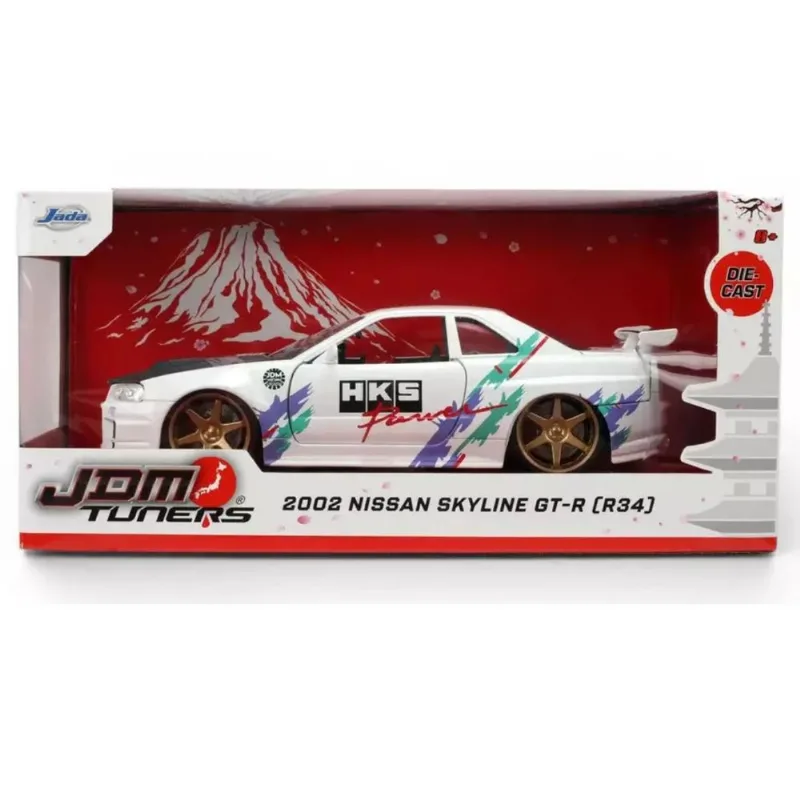 Nissan Skyline GT-R R34 2002 1/24 Jada Toys 36339