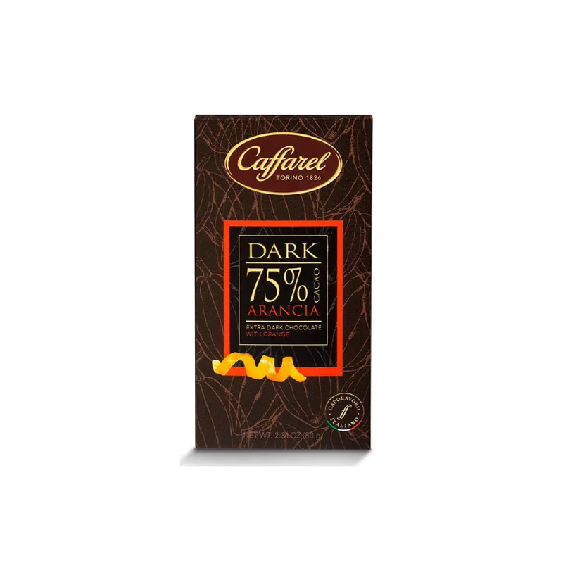 Chocolate Caffarel Extra Oscuro Con Naranja