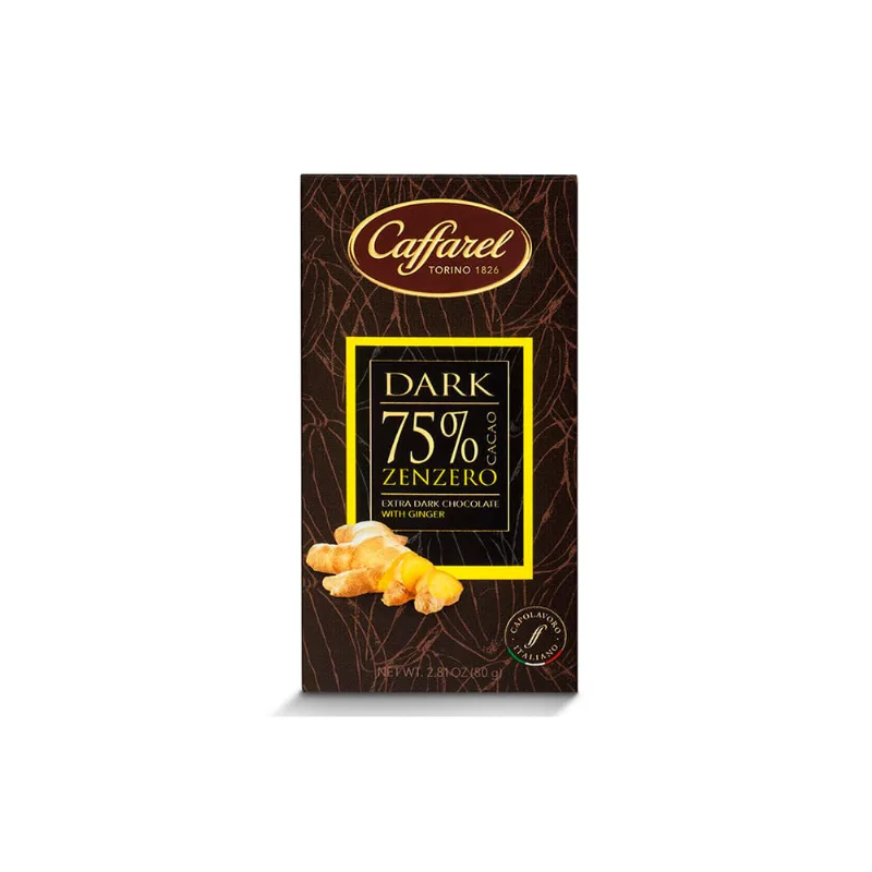 Chocolate Caffarel Extra Oscuro Con Jengibre