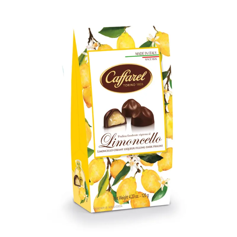 Bombones Sabor Limoncello 120 Grs Caffarel Bombones Rellenos Con Limoncello 120gr Caffarel