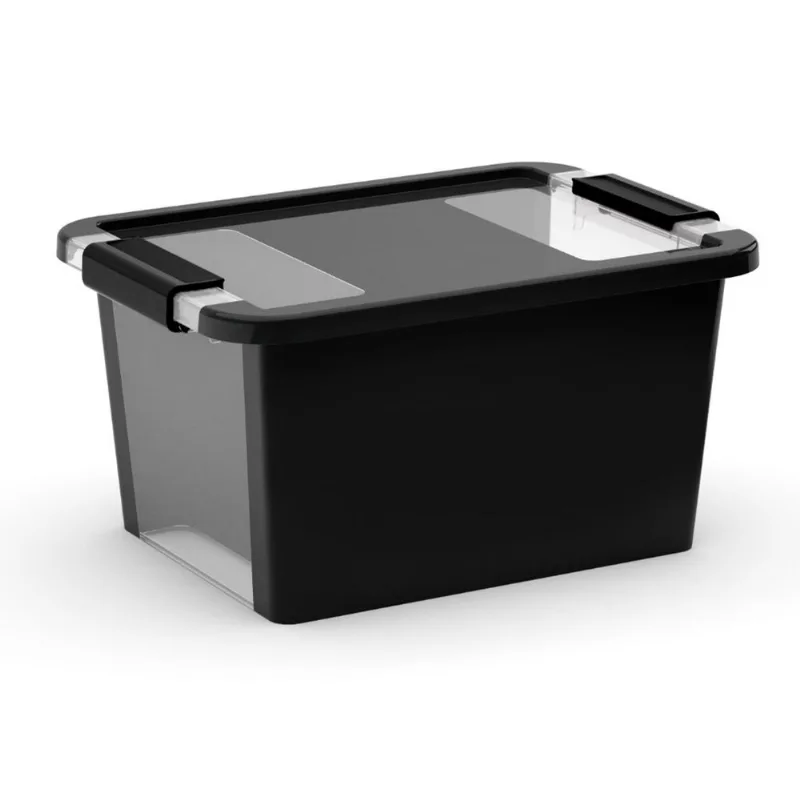 Caja Keter organizadora negra 11 lts 36.5x26x19