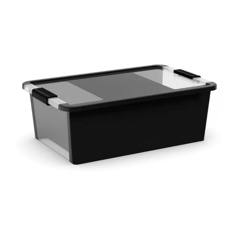 Caja Keter organizadora negra 26 lts 55x35x19