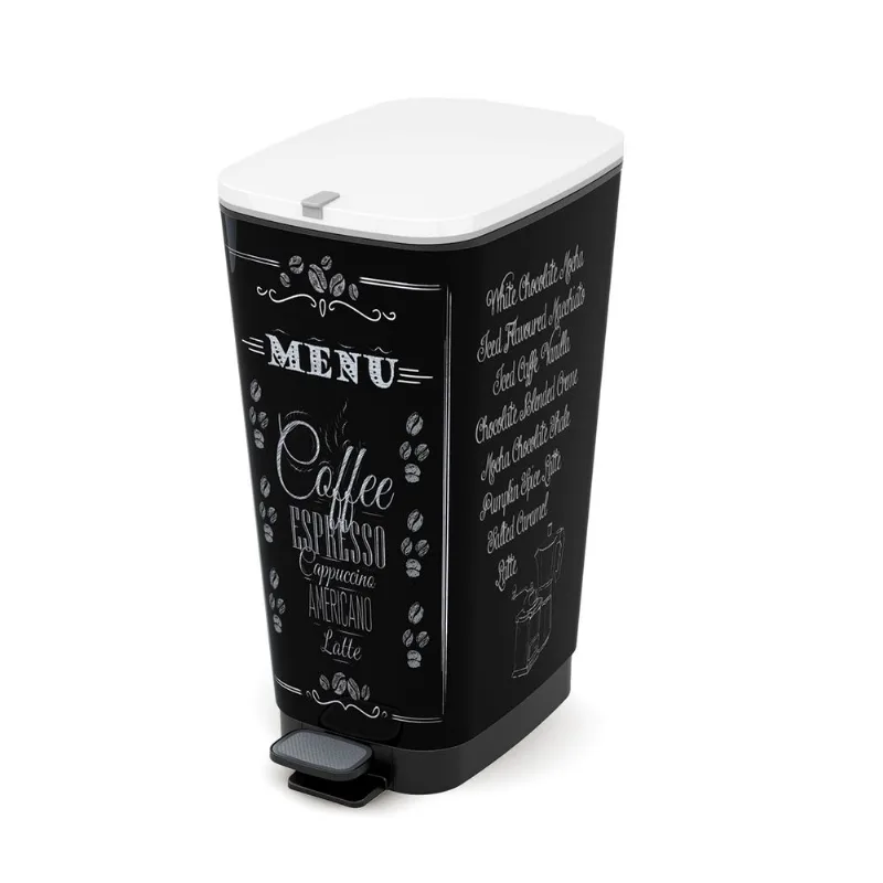 Cesto de residuos a pedal menu 50 l. 29x44.5x60 cm.