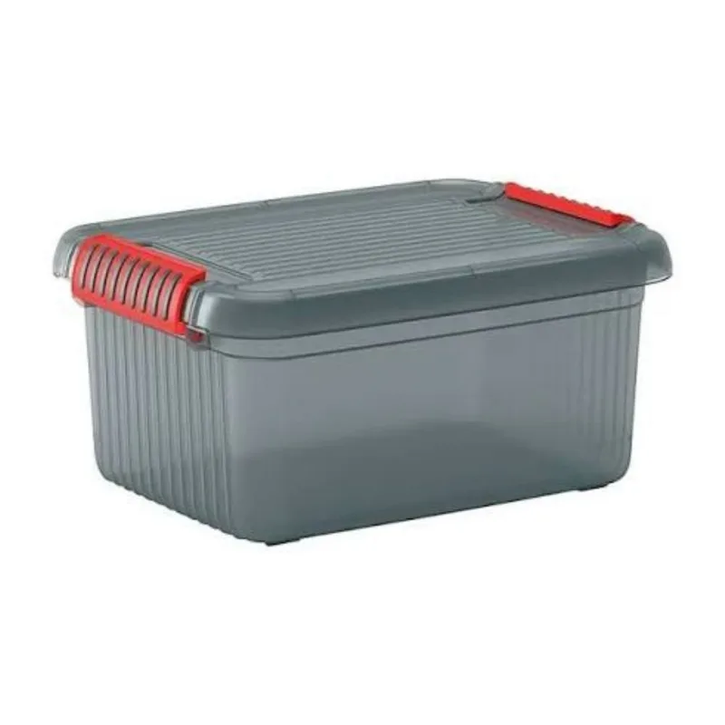 Contenedor Keter latch gris 39x29x18