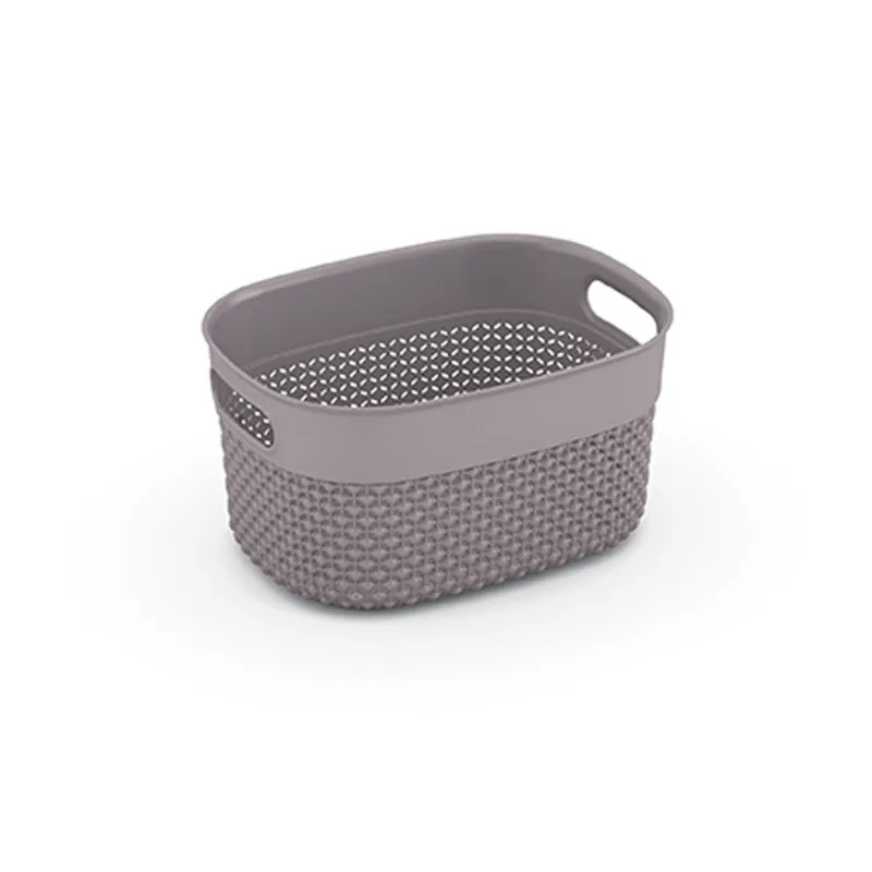 Canasta para ropa KIS smokey gris XS