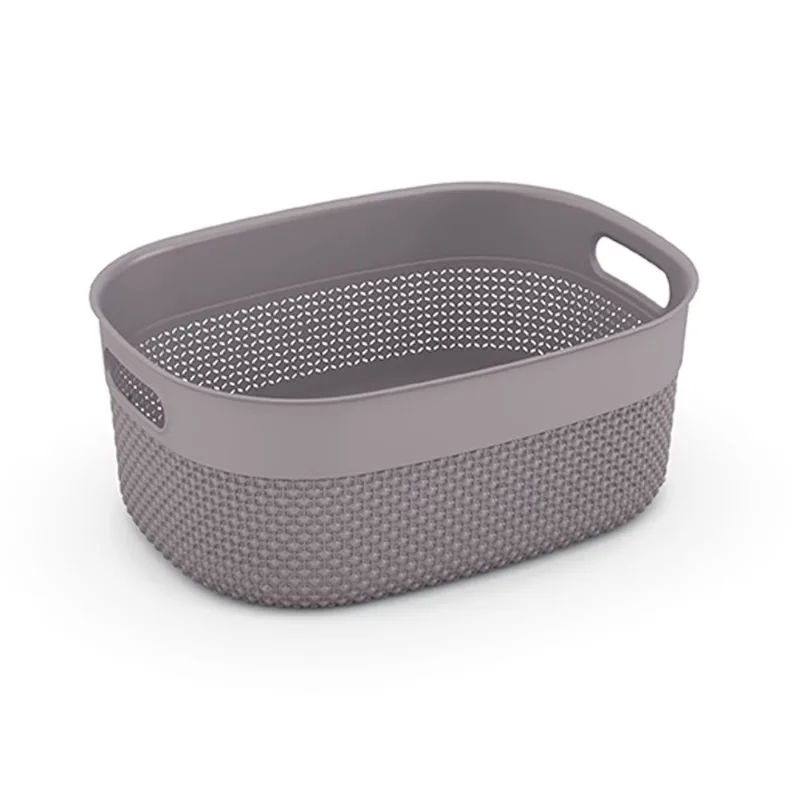 Canasta para ropa KIS smokey gris M