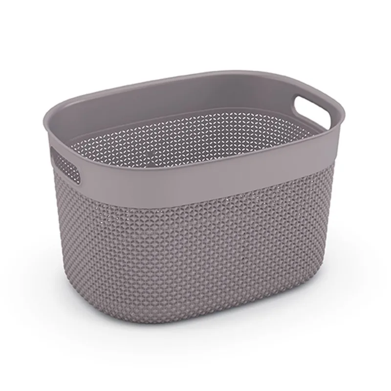 Canasta para ropa KIS smokey gris L