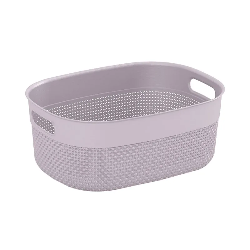 Canasta para ropa KIS desert rosa M