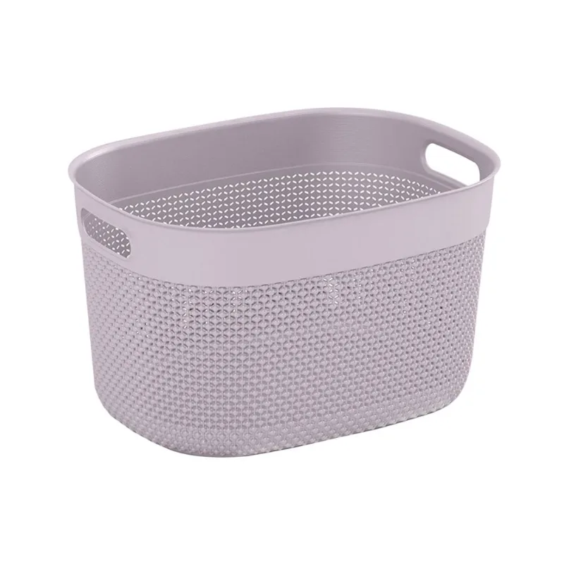 Canasta para ropa KIS desert rosa L