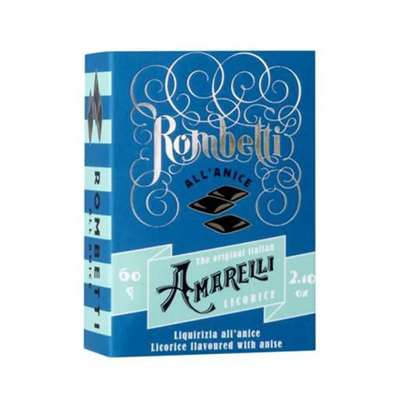 Bala Alcaçuz Com Anis Rombetti Amarelli 60g