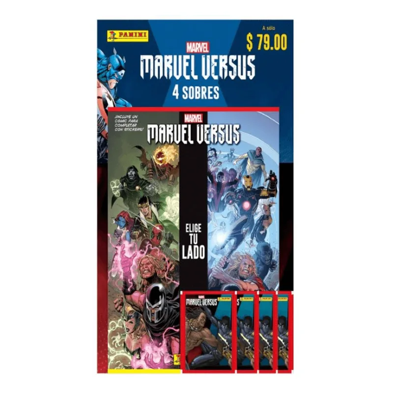 MARVEL VERSUS MULTISET 1 ALBUM +4 SOBRES