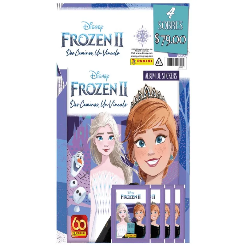 FROZEN II 2021 MULTISET 4 SOBRES