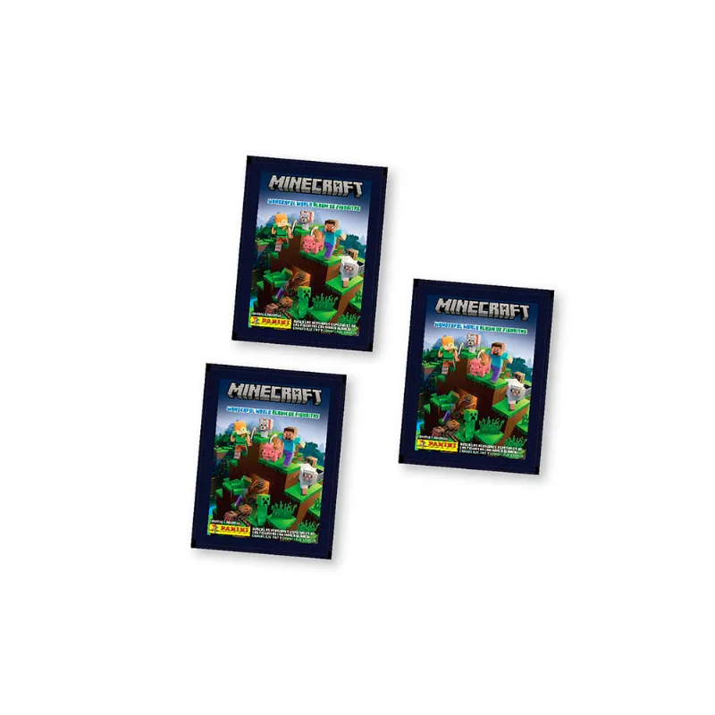 Sobre Figuritas Panini Minecraft Wonderfull World