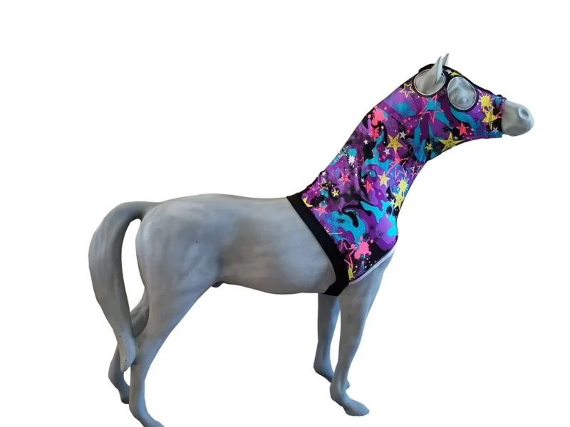 Ozark Mini/Pony Lycra Hood with Zipper Cosmic Camo / Sm Mini