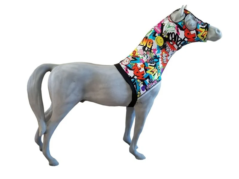 Ozark Mini/Pony Lycra Hood with Zipper Zap / X-Large Mini