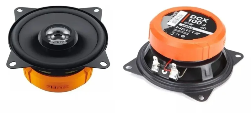 Par Alto Falante Coaxial Hertz Dcx 100.3 4 Polegadas 60w