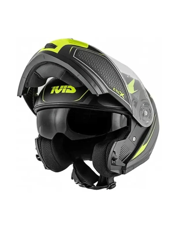GIVI MOD X.21 CHALLENGER CAPACETE DE MOTO GLOBE MODULAR PRETO AMARELO XL / NEGRO MATE/ AMARILLO