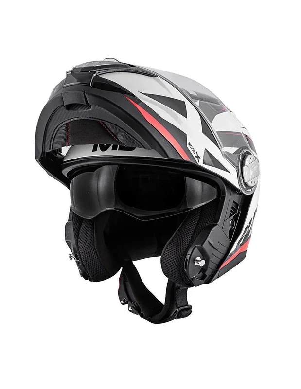 GIVI X.23 SYDNEY POINTED CAPACETE DE MOTO MODULAR BRANCO VERMELHO PRETO 54/XS / BLANCO/AZUL