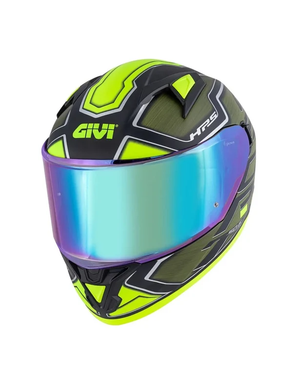 GIVI 50.6 SPORT LED CAPACETE DE MOTO EP INTEGRAL VER AMARELO S / VERDE MATE/AMARILLO